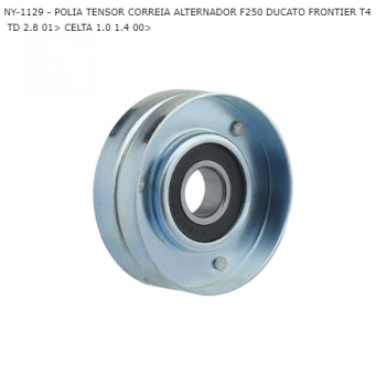 POLIA CORREIA ALTERNADOR FORD F250 DUCATO FRONTIER T4 TD 2.8 01> CELTA 1.0 1.4 00> SIMILAR: NY1129 SIMILAR: VKM60001 SIMILAR: T201129 SIMILAR: 30030