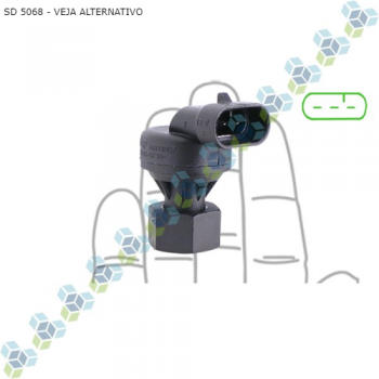 SENSOR VELOCIDADE FIAT PALIO SIENA STRADA FIORINO WEEKEND 00> DOBLO 01> UNO 04> IDEA 1.4 1.8 06> STILO 1.8 2.4 03> (16 PULSOS) SIMILAR: DS2504 SIMILAR: MTE7313