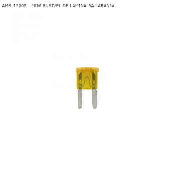 MINI FUSIVEL DE LAMINA 5A LARANJA