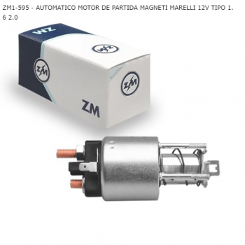 AUTOMATICO MOTOR PARTIDA FIAT TIPO 1.6 2.0 MAGNETI MARELLI 12V