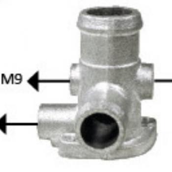 CONECTOR CABECOTE ENTRADA AGUA 2 SAIDAS 1X10MM / 1X12MM VW AP