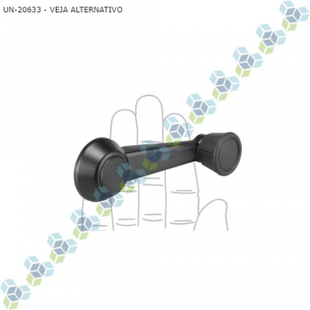 MANIVELA VW FUSCA 77>89 LEVANTAMENTO VIDRO METAL PRETA SIMILAR: S201584