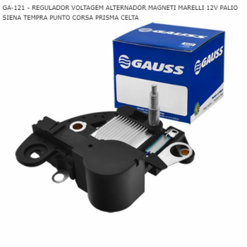 REGULADOR VOLTAGEM FIAT PALIO SIENA TEMPRA PUNTO CORSA PRISMA CELTA ALTERNADOR MAGNETI MARELLI 12V SIMILAR: BC0216805160RC SIMILAR: IK5121HD SIMILAR: IK5121