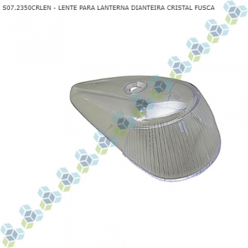 LANTERNA DIANTEIRA VW FUSCA LENTE CRISTAL SIMILAR: S072350CRLEN