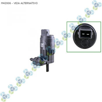 MOTOBOMBA 12V LAVADORA PARA-BRISA 2 SAIDAS ASTRA MERIVA CORSA (BICO FINO) SIMILAR: S115832 SIMILAR: VP7043