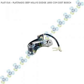 PLATINADO JEEP WILLYS DODGE 1800 COM DIST BOSCH SIMILAR: 9231081062 SIMILAR: PLAT516