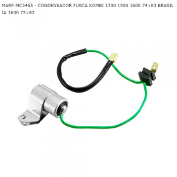 CONDENSADOR VW FUSCA KOMBI 1300 1500 1600 74>83 BRASILIA 1600 73>82