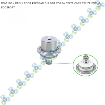 REGULADOR PRESSAO GM CORSA CELTA ONIX CRUZE FOCUS ECOSPORT 3,8 BAR SIMILAR: F000DR0216