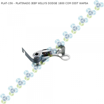PLATINADO JEEP WILLYS DODGE 1800 COM DIST WAPSA SIMILAR: PLAT156
