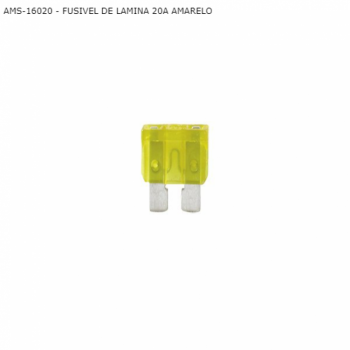 FUSIVEL DE LAMINA 20A AMARELO