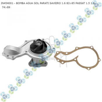 BOMBA AGUA VW GOL PARATI SAVEIRO 1.6 83>85 PASSAT 1.5 1.6 74>89 SIMILAR: 454001 SIMILAR: 20024 SIMILAR: GMBA625