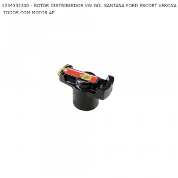 ROTOR DISTRIBUIDOR VW GOL SANTANA FORD ESCORT VERONA TODOS COM MOTOR AP SIMILAR: GS3030013B2 SIMILAR: R111301 SIMILAR: R311303 SIMILAR: OL21300