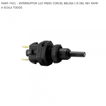 INTERRUPTOR LUZ FREIO FORD CORCEL BELINA I II DEL REY PAMPA SCALA TODOS SIMILAR: 3RHO373 SIMILAR: 11140 SIMILAR: OL14114