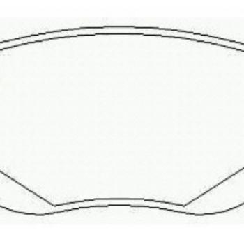 PASTILHA FREIO CITROEN C4/ PALLAS 05/ 307 1.6/2.0 02/ 2008 1.6 15/ DIANTEIRO SIMILAR: PD353