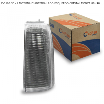 LANTERNA DIANTEIRA GM MONZA 88>90  LADO ESQUERDO CRISTAL