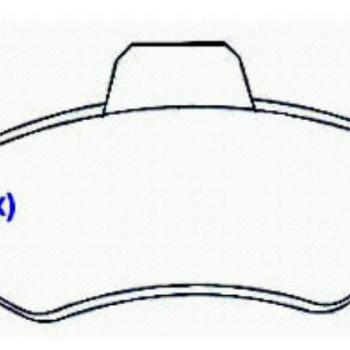 PASTILHA FREIO VW LOGUS 1.6/1.8/ 93/97 DIANTEIRO SIMILAR: N130 SIMILAR: HQJ2041 SIMILAR: SNA130