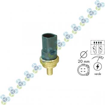 SENSOR TEMPERATURA VW A3 1.6 99> GOL PARATI 1.0 01> BORA 1.8 2.0 05> KOMBI 1.4 8V 06>13 DUPLO SIMILAR: MTE4014 SIMILAR: VC44014 SIMILAR: MARF9014