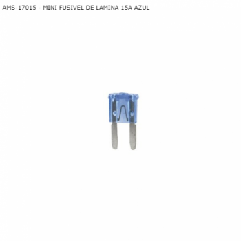 MINI FUSIVEL DE LAMINA 15A AZUL