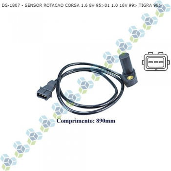 SENSOR ROTACAO GM CORSA 1.6 8V 95>01 1.0 16V 99> TIGRA 98> SIMILAR: DPL508739 SIMILAR: T080011 SIMILAR: MTE70404