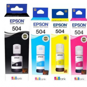 Kit Tinta Epson 504 65ml 4 Cores
