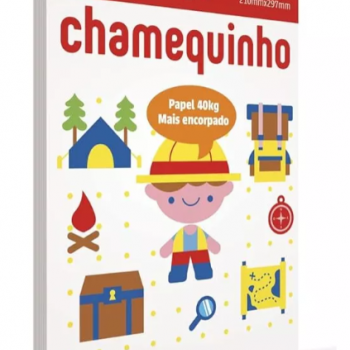 PAPEL A4 CHAMEQUINHO 120G 50FL BCO