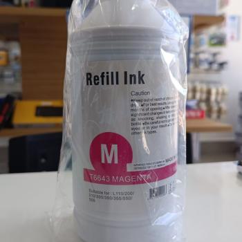 REFIL DE TINTA COMPATIVEL EPSON COLOR 664 544 504 MAGENTA 1 litro