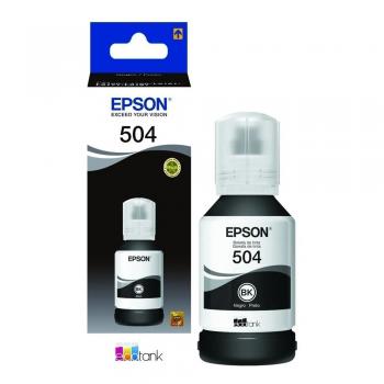 Garrafa de Tinta Epson 504 70ml Preto