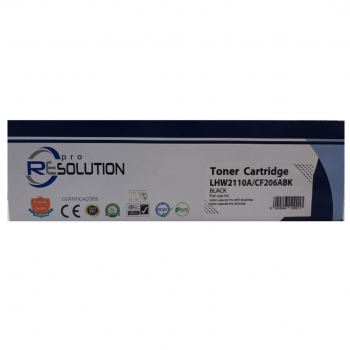 TONER COMPATIVEL HP 206A W2110A PRETO SEM CHIP 1.35K