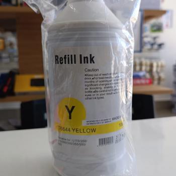 REFIL DE TINTA COMPATIVEL EPSON COLOR 664  544 504 AMARELO 1 litro