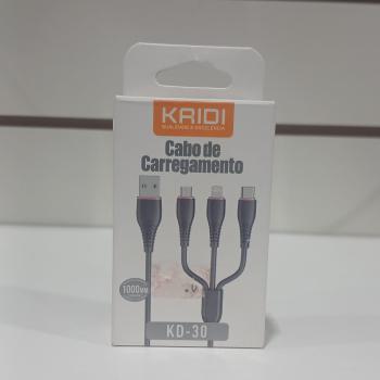 Cabo Kaidi 3 em 1 kd-30