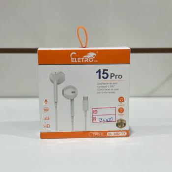 fone tipo c eletromex el-1411-ty