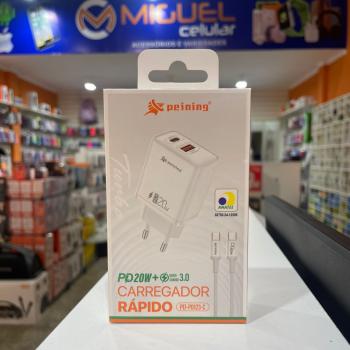 carregador 20w turbo c - c peining pei pd123 c