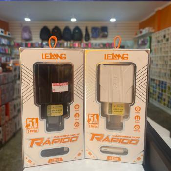 carregador  iphone lelong le-231fp