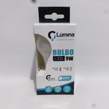 LAMPADA LED BULBO 9W A60 6.500K LUMINA