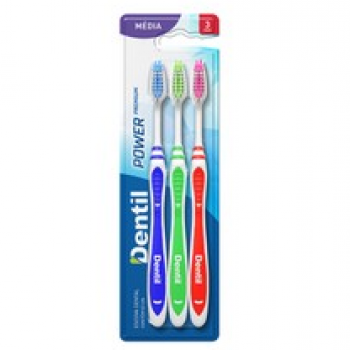 ESCOVA DENTIL POWER PREMIUM 3UN MEDIA