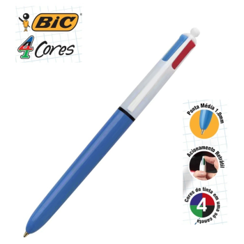 CANETA BIC 4 CORES 1 UN