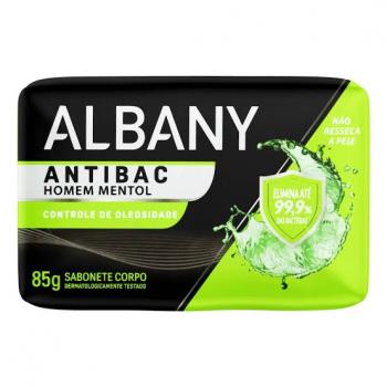SABONETE ALBANY  ANTI BAC HOMEM 85 G