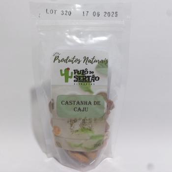 CASTANHA DE CAJU FULO DO SERTÃO 70 G