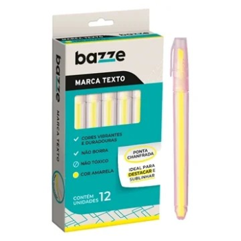 MARCA TEXTO BAZZE AMARELO DP UN
