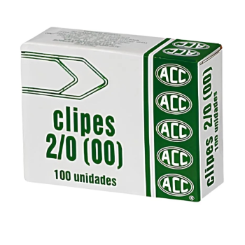 CLIPE ACC 2/0 GALV 100UN CAIXINHA PT/0010/UN