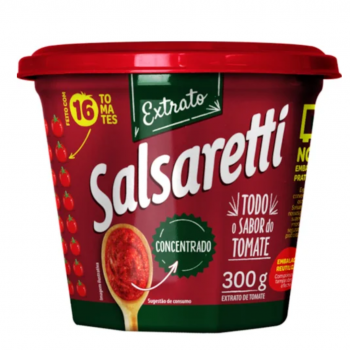 EXTRATO TOMATE SALSARETTI 300GR POTE CX/0024/UN