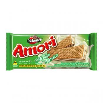 WAFER RICHESTER AMORI MOUSSE LIMAO 80G