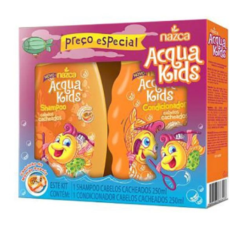 KIT SH+COND ACQUA KIDS CAB CACHEADOS 250ML