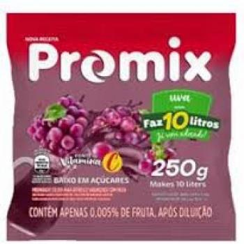 REFRESCO PRO MIX 250GR FAZ 10LT UVA CX/0010/UN