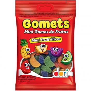 GOMETES MINI GOMOS DE FRUTAS 100G