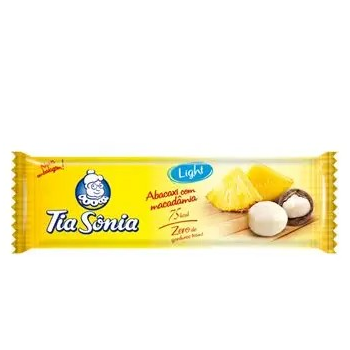 BARRA DE CEREAIS TIA SONIA ABACAXI LIGHT 20G