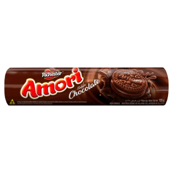 BISCOITO RICHESTER AMORI RECH CHOC 125G