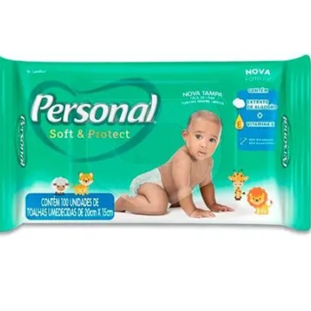 TOALHA UMED PERS SOFT&PROT 100TOALHAS