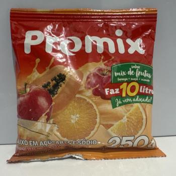 REFRESCO PRO MIX 250GR FAZ 10LT MIX FRUT CX/0010/UN