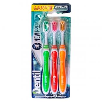ESCOVA DENTIL NEW PREMIUM LV3PG2 MACIA